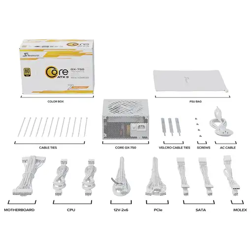 Seasonic CORE GX-750 unidad de fuente de alimentación 750 W