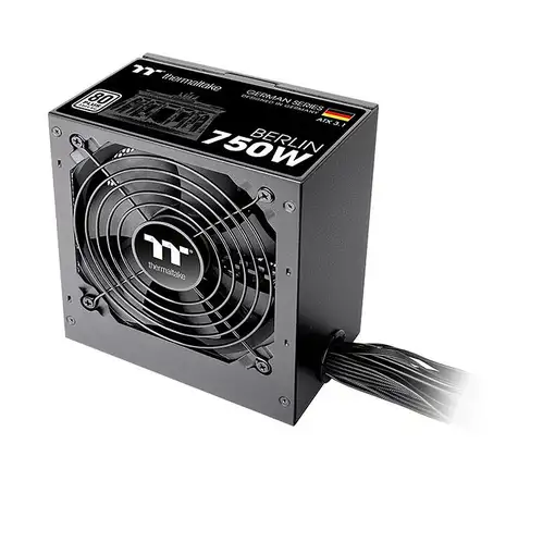 Thermaltake Berlin unidad de fuente de alimentación 750 W 24-pin ATX ATX Negro