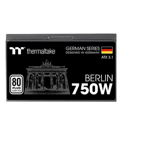 Thermaltake Berlin unidad de fuente de alimentación 750 W 24-pin ATX ATX Negro