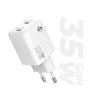 SUBBLIM Cargador GaN 35W Doble USB-C