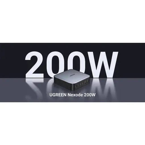 Ugreen Nexode Universal Negro, Gris Corriente alterna Carga rápida Interior