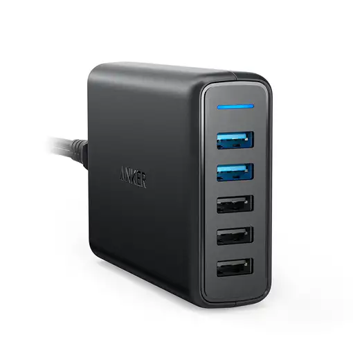 Anker PowerPort Speed 5 Universal Negro Corriente alterna Interior