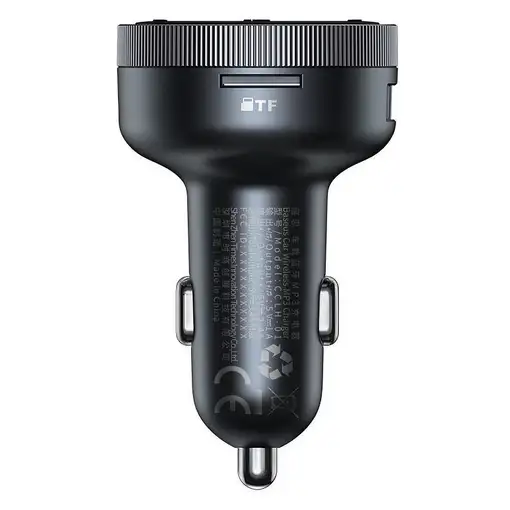 Baseus Energy Column Smartphone Negro Encendedor de cigarrillos Interior