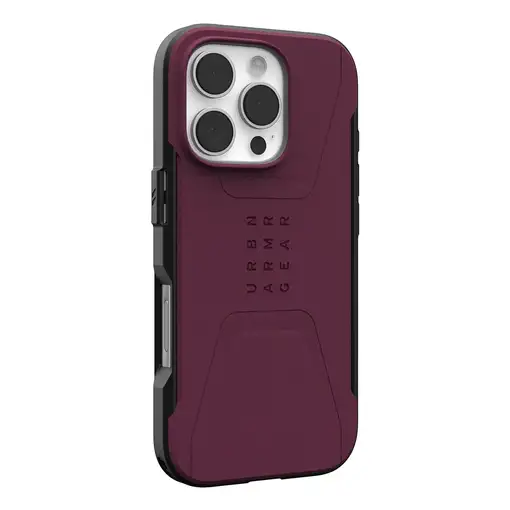 Urban Armor Gear Civilian funda para teléfono móvil 16 cm (6.3") Burdeos
