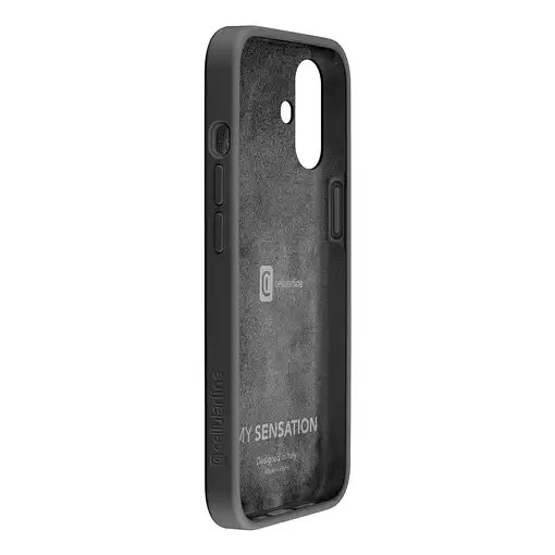 Cellularline Sensation - iPhone 16 Carcasa de silicona soft touch