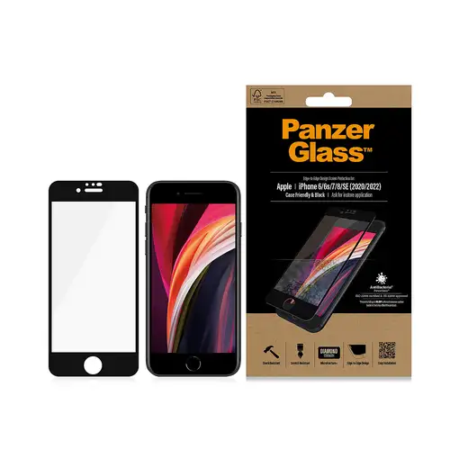 PanzerGlass ® Screen Protector iPhone 8 | 7 | 6s | 6 | SE (2020/2022) | Edge-to-Ed