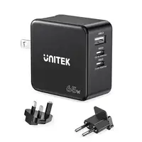 UNITEK P1117B cargador de dispositivo móvil Universal Negro