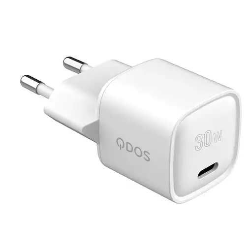 QDOS PowerCube MINI 30 Universal Blanco USB Cargador inalámbrico