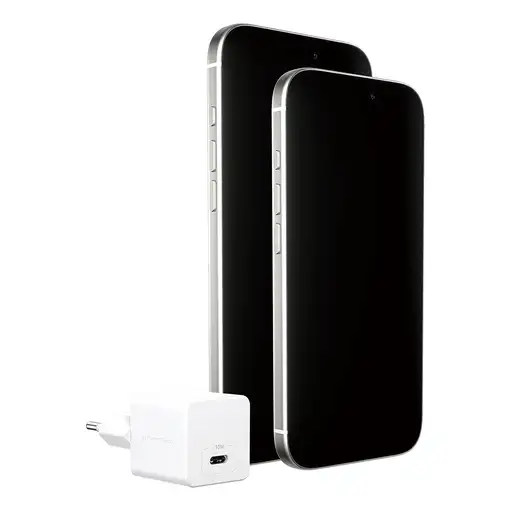 PanzerGlass empower™ by ® Turbo 30W Charger Single USB-C | EU Plug | Silver White