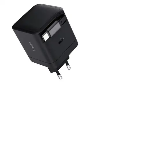Trust Maxo Cargador retráctil USB-C PD de 65 W