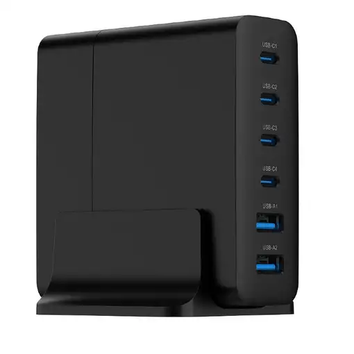 Gembird TA-UC-2A4C-PD75-01-BK cargador de dispositivo móvil Universal Negro