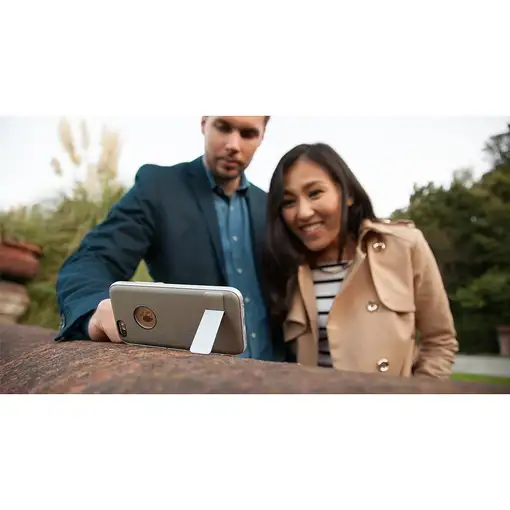 Moshi Kameleon funda para teléfono móvil 11,9 cm (4.7") Marfil, Blanco