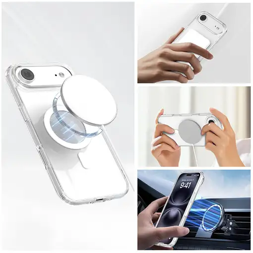 4smarts 360° Premium funda para teléfono móvil 16,8 cm (6.6") Bumper Transparente
