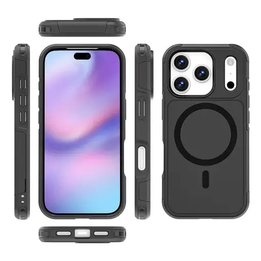 4smarts Defend funda para teléfono móvil 16 cm (6.3") Bumper Negro