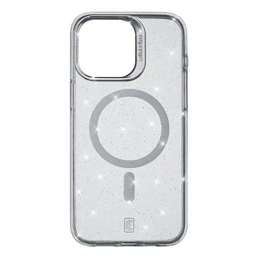 Cellularline Sparkle Mag - iPhone 15 Pro Max Funda con acabado brillante compatibl