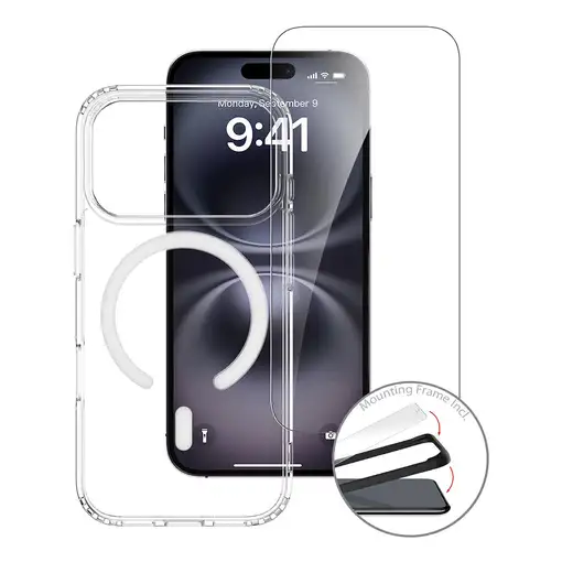4smarts 541558 funda para teléfono móvil 16 cm (6.3") Bumper Transparente, Blanco