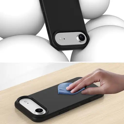 4smarts Cupertino funda para teléfono móvil 16,8 cm (6.6") Bumper Negro