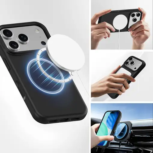 4smarts Cupertino funda para teléfono móvil 16 cm (6.3") Bumper Negro