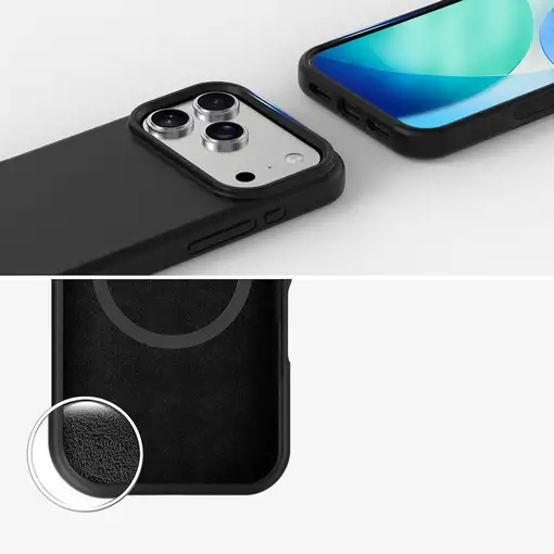 4smarts Cupertino funda para teléfono móvil 16 cm (6.3") Bumper Negro