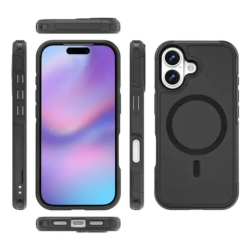4smarts Defend funda para teléfono móvil 16 cm (6.3") Bumper Negro