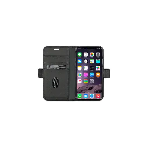 dbramante1928 Milano funda para teléfono móvil 14,7 cm (5.8") Folio Negro