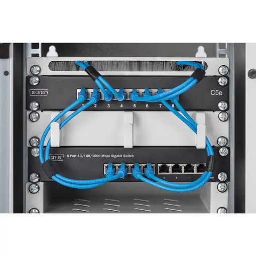 Digitus Conmutador 10" Gigabit PoE+ gestionado de 8 puertos L2