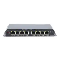 Extralink PoE Switch KRATOS 7x Gigabit PoE, 1x Uplink RJ45, fuente de alimentación