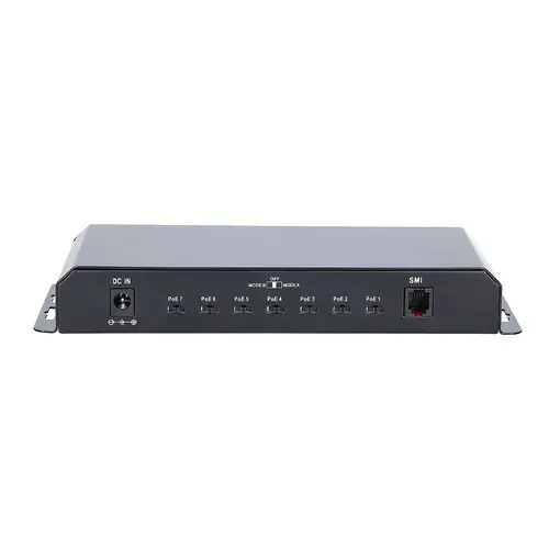 Extralink PoE Switch KRATOS 7x Gigabit PoE, 1x Uplink RJ45, fuente de alimentación