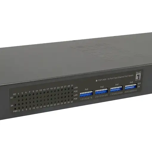 LevelOne FGP-3400W630 switch No administrado Fast Ethernet (10/100)