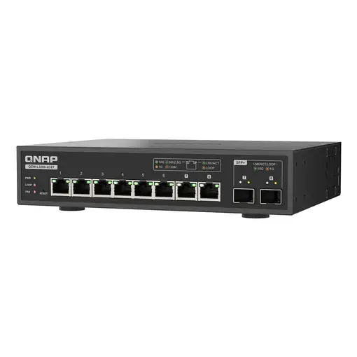 QNAP QSW-L3208-2C6T switch Gestionado L2 10G Ethernet (100/1000/10000) QNAP QSW-L3208-2C6T switch Gestionado L2 10G Ethernet (100/1000/10000)