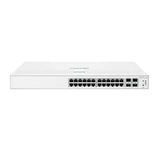 HPE Aruba Networking Networking Instant On Switch 24p Gigabit 4p SFP+ 1930