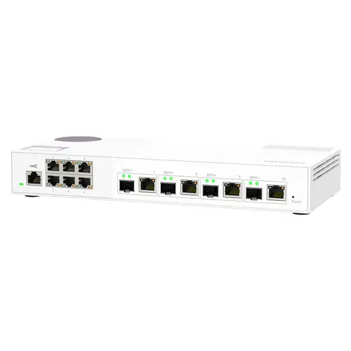 QNAP QSW-M2106-4C switch Gestionado L2 2.5G Ethernet (100/1000/2500) Blanco