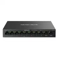 Mercusys MS110CMP switch Fast Ethernet (10/100) Energía sobre Ethernet (PoE) Negro