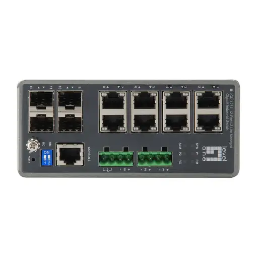 LevelOne IGU-1271 switch Gestionado L3 Gigabit Ethernet (10/100/1000) Gris