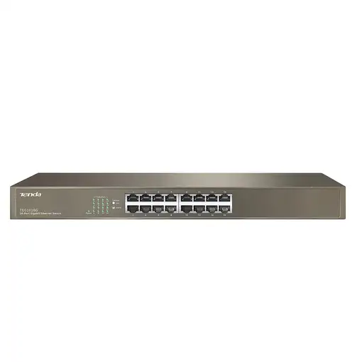 Tenda TEG1016G switch No administrado Gigabit Ethernet (10/100/1000) 1U Azul