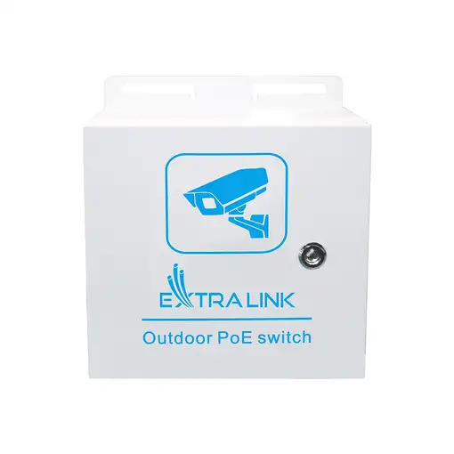 Extralink Interruptor PoE para exterior Atlas 8x RJ45 1000Mbps PoE, 2x SFP, 120W,