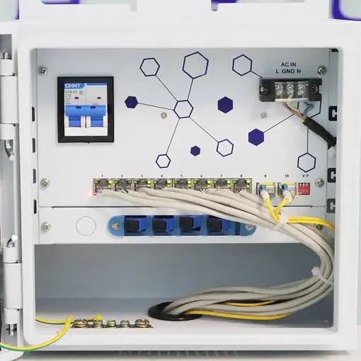 Extralink Interruptor PoE para exterior Atlas 8x RJ45 1000Mbps PoE, 2x SFP, 120W,