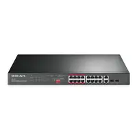 Mercusys 16-PORT 10/100MBPS+ 2-PORT GB RCK 16-PORT POE+ No administrado Fast Ether