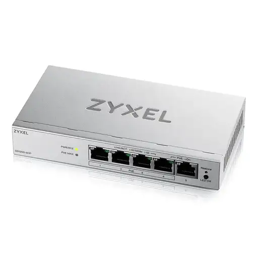 Zyxel GS1200-5HPV3 Gestionado L2 Gigabit Ethernet (10/100/1000)