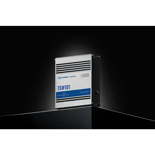Teltonika TSW101 Gigabit Ethernet (10/100/1000) Energía sobre Ethernet (PoE) Metál