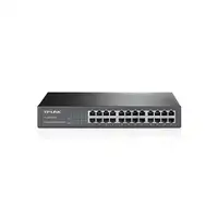 TP-Link TL-SF1024D No administrado Fast Ethernet (10/100) 1U Negro