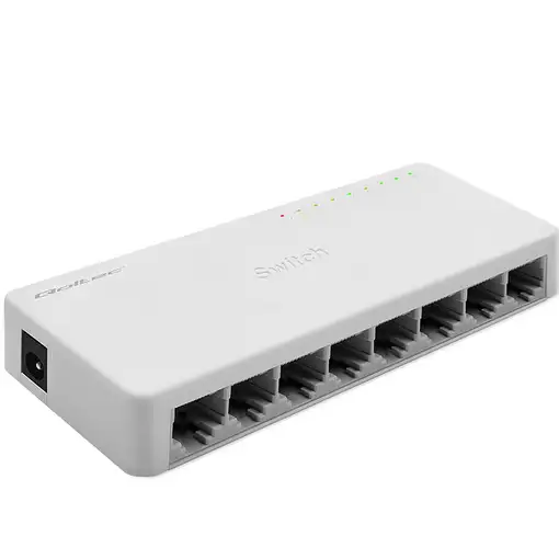 Qoltec 52248 switch No administrado Blanco
