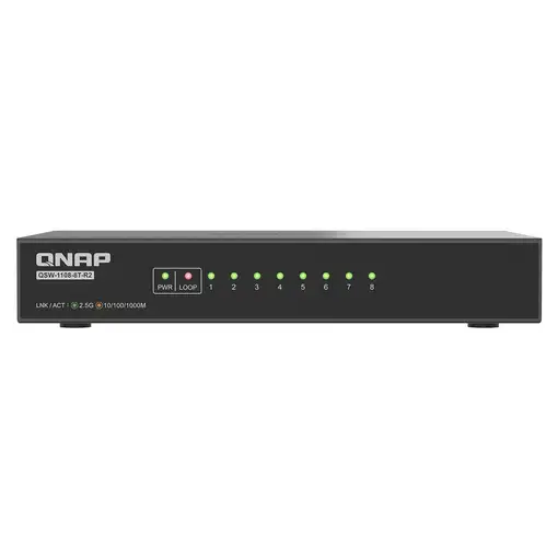 QNAP QSW-1108-8T-R2 switch No administrado 2.5G Ethernet (100/1000/2500)