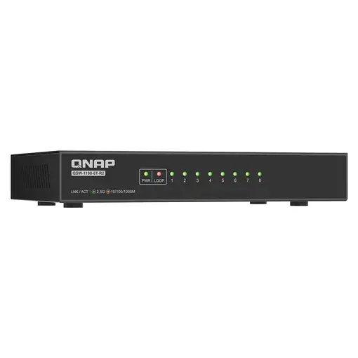 QNAP QSW-1108-8T-R2 switch No administrado 2.5G Ethernet (100/1000/2500)