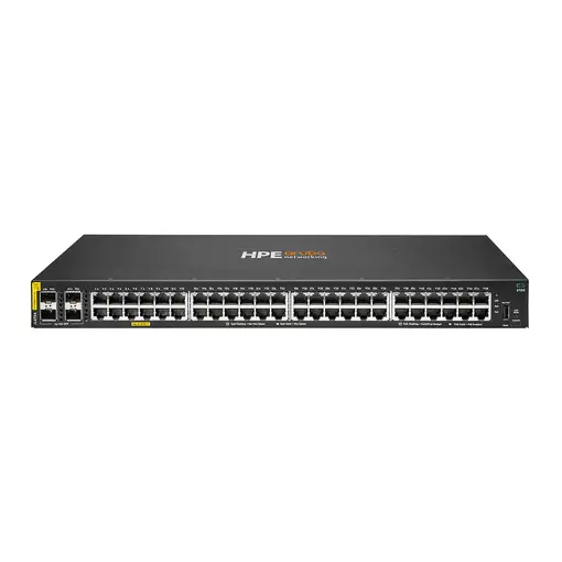 HPE Aruba Networking CX 6100 48G Class4 PoE 4SFP+ 370W Switch