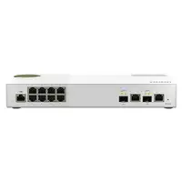 QNAP QSW-M2108-2C switch Gestionado L2 2.5G Ethernet (100/1000/2500) Gris, Blanco
