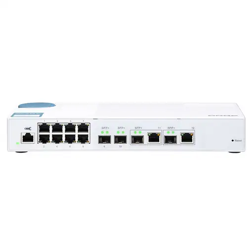 QNAP QSW-M408-2C switch Gestionado L2 10G Ethernet (100/1000/10000) Blanco QNAP QSW-M408-2C switch Gestionado L2 10G Ethernet (100/1000/10000) Blanco