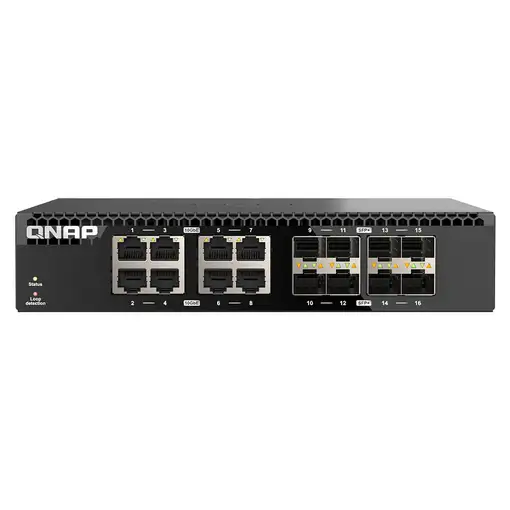QNAP QSW-3216R-8S8T switch No administrado L2 10G Ethernet (100/1000/10000) Negro