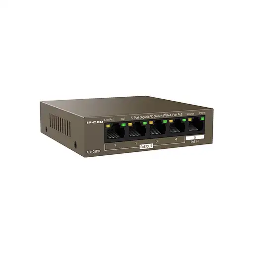 IP-COM Networks G1105PD switch No administrado L2 Gigabit Ethernet (10/100/1000)