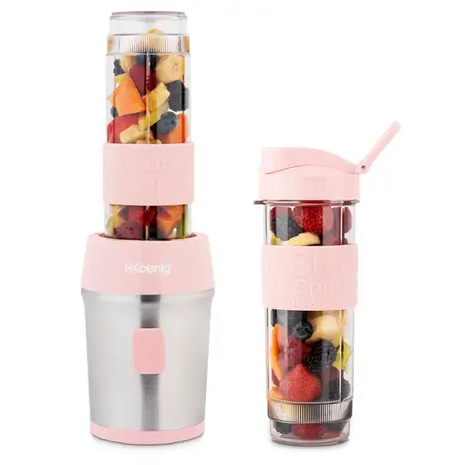 Batidora De Vaso Portátil Smoo12 H.koenig Rosa
